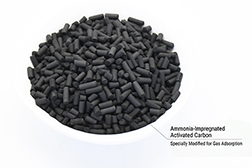 Impregnated Ammonia Activated Carbon for NO2 Removal