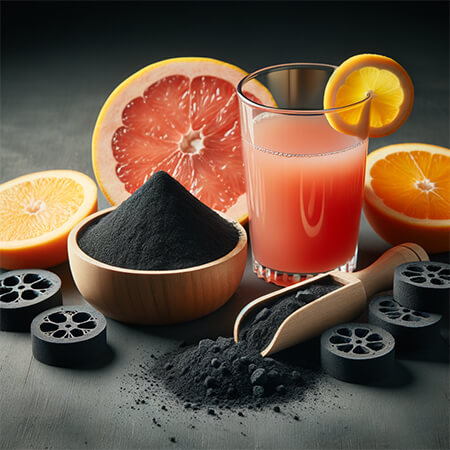 activated carbon for juice decolorization