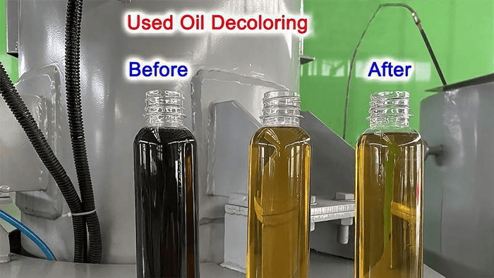 Activated carbon for used engine oil