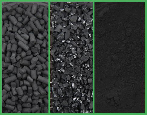 granular, pellet, powdered activated carbon